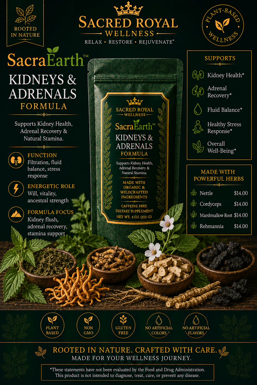 Kidneys & Adrenals Formula