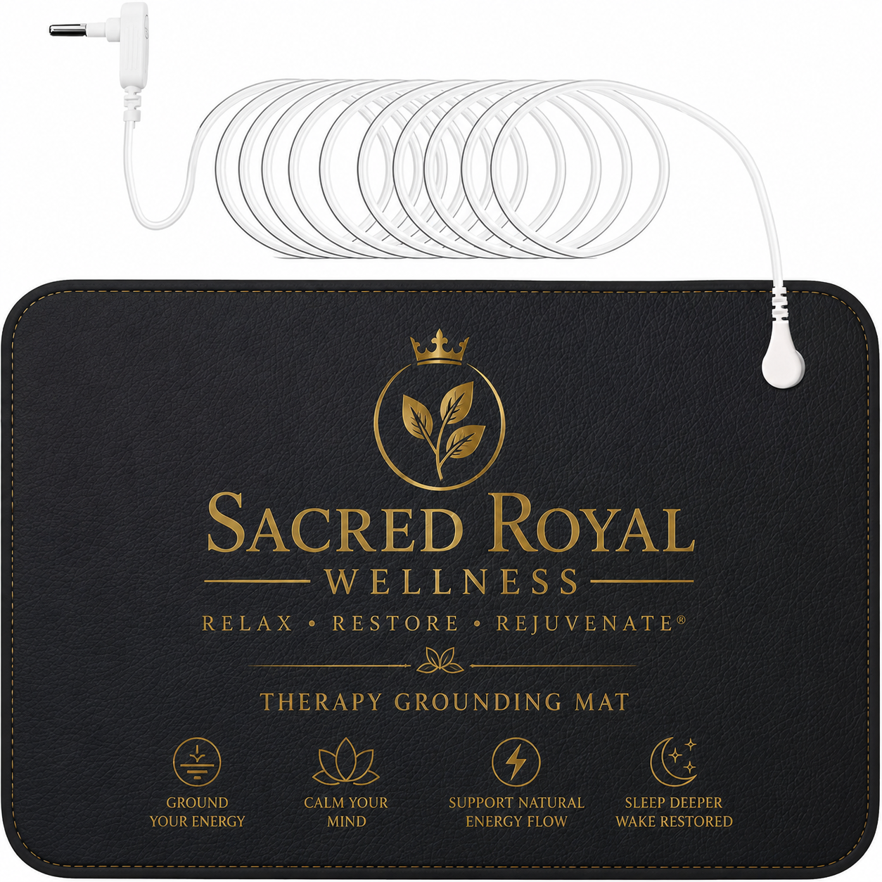 Sacred Royal Wellness Therapy Grounding Mat