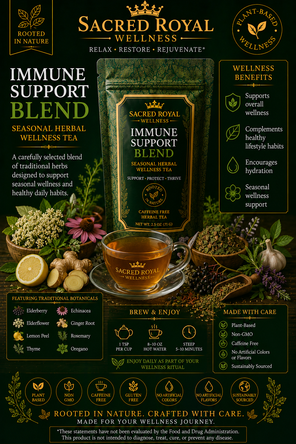 Sacred Royal Immune Support Blend